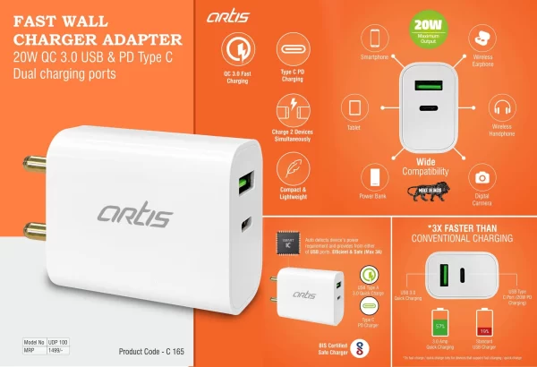 Fast Wall Charger Adapter