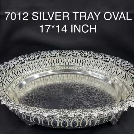 silver tray oval