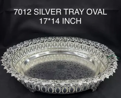 silver tray oval