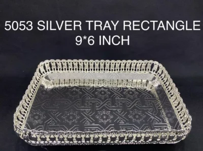 silver tray