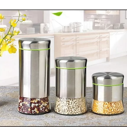 Kitchen Glass Canister Set