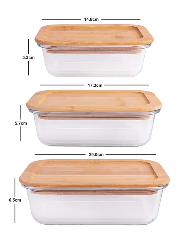 Air Tight Glass Containers set
