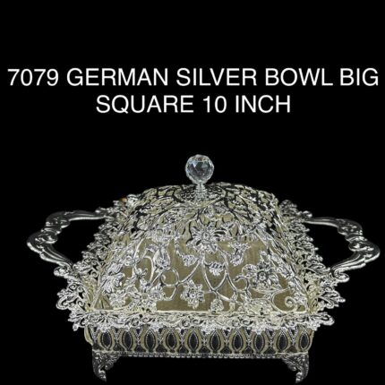 German Silver Bowl Big Square