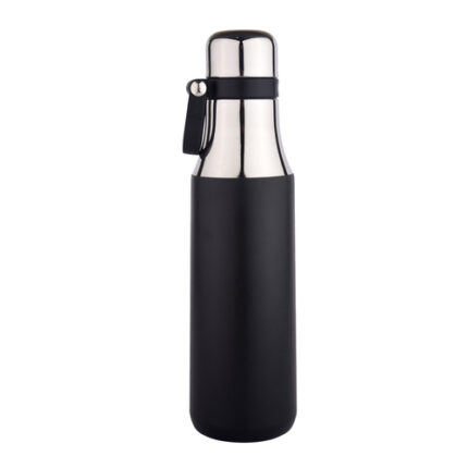 Black Stainless Steel Flask With Handle 500ml
