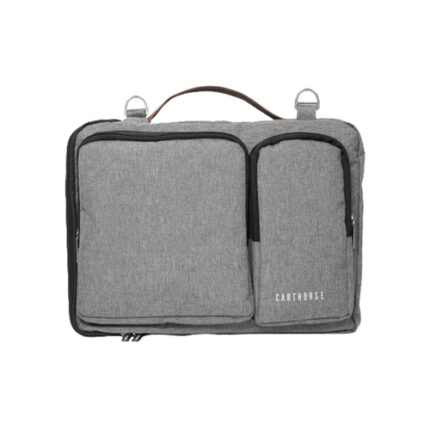 360° Protective Grey Laptop Sleeve with Shoulder Strap