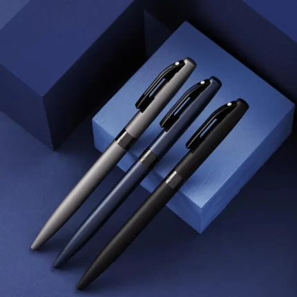 Sheaffer REMINDER 9019 Matte Gray Ballpoint Pen With Black PVD trim