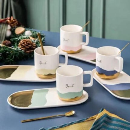 Coffee Cup and Saucer Set