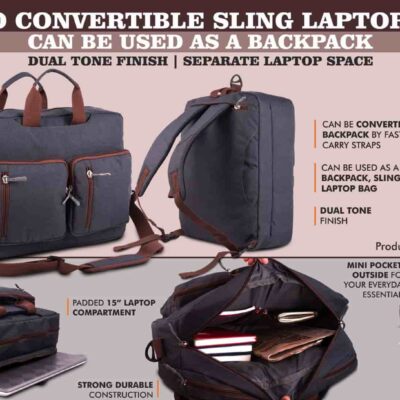 CASTILLO MILANO SLING LAPTOP BAG