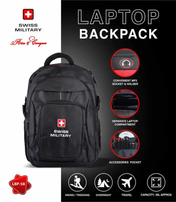 Swiss military Laptop backpack