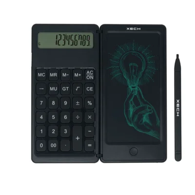 Foldable Calculator with 6 Inch LCD Tablet Digital Drawing Pad Smart Calculator