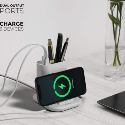 multifunctional pen stand with a wireless charge