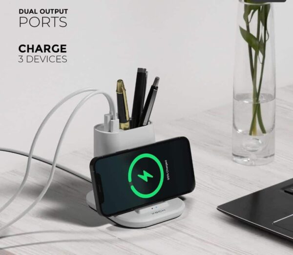 multifunctional pen stand with a wireless charge