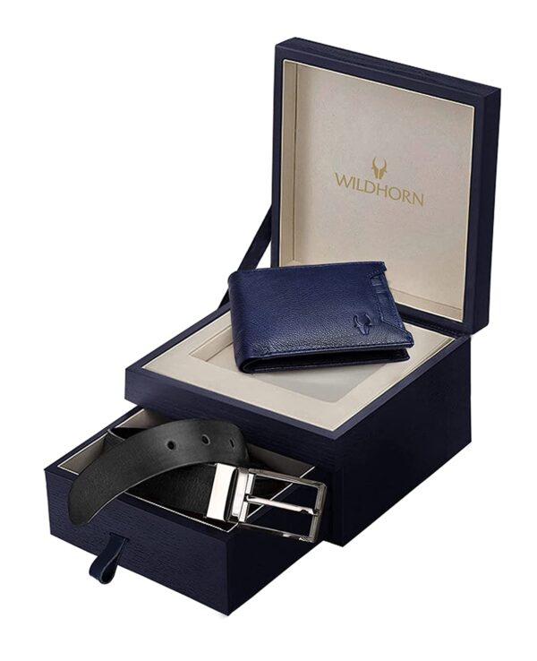 WildHorn Leather Wallet Combo | Leather Wallet for Men | Wallet for Men Leather | Wallet and Belt Combo for Men