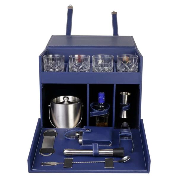 remium Portable Bar Accessories Set with 4 Glasses for corporate gifts