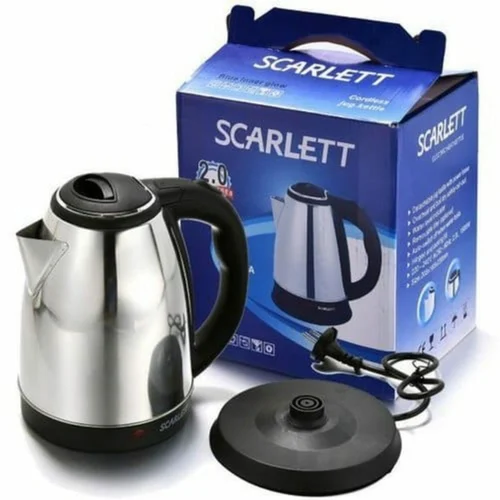 Electronic Kettle For Hot Tea And Water Electric Kettle (2 L, BLACK & SILVER)Be the first to Review this product