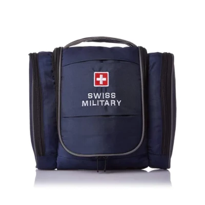 Swiss Military Unisex Waterproof Toiletry Bag With Multiple Pockets