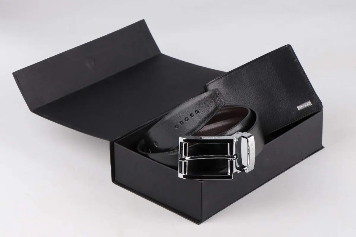 Cross Combo Gift Set of Insignia Slim Wallet & Santiago Belt