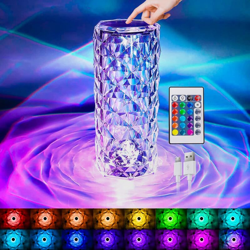 Multicolour touch lamp