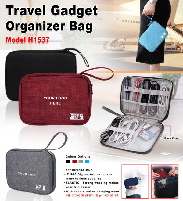 Travel Gadget Organizer Bag