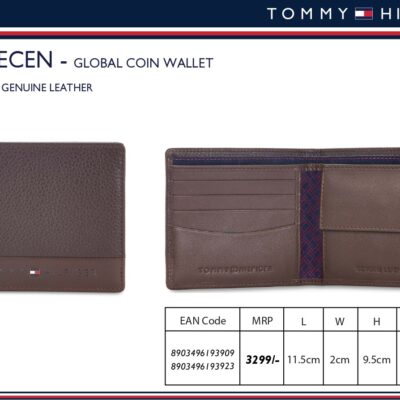 Tommy Hilfiger Mens Wallet Genuine Leather