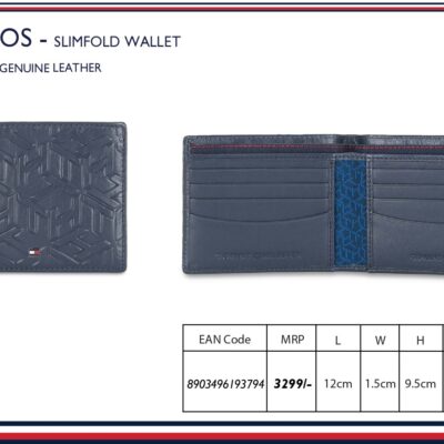 Tommy Hilfiger Mens Wallet Genuine Leather