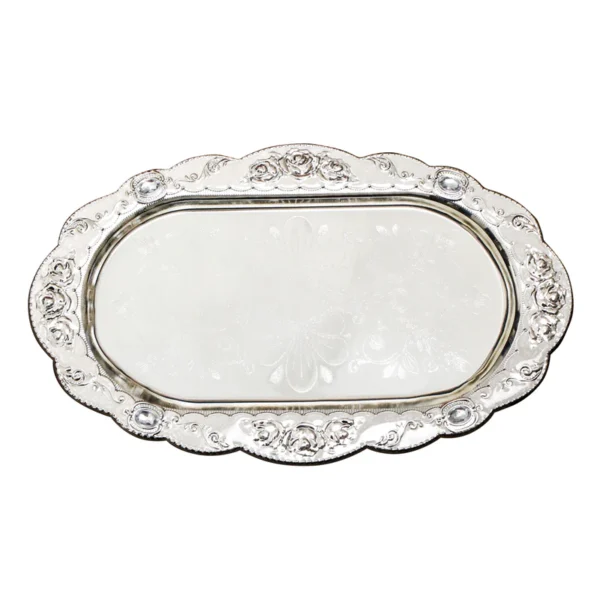 silver tray