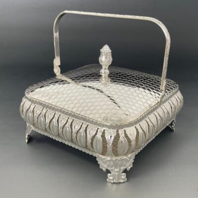 german silver basket