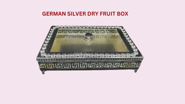 GERMAN SILVER DRY FRUIT BOX