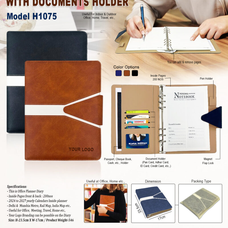 office planner diary for employees