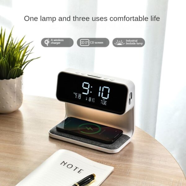 wireless charger alarm clock