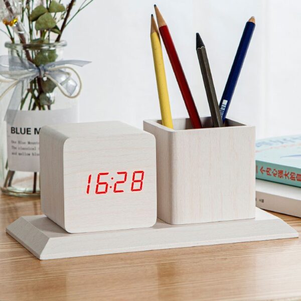 Wooden Digital clock