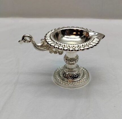 german silver diya